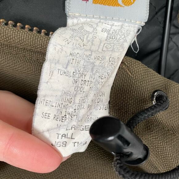 Carhartt Vintage Men's J69TMB Brown Quilt Lined Jacket Size XL Tall - Picture 8 of 8